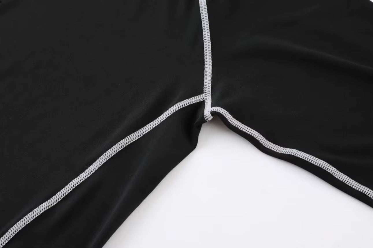 Men Bodybuilding Sportswear Clothes Fitness Suit Workout Pants Gym Muscle Elastic Compression Tights Skinny Running Tracksuit