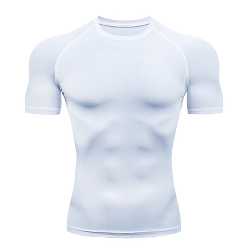 Solid Color Quick-Drying Bottoming Short Sleeve