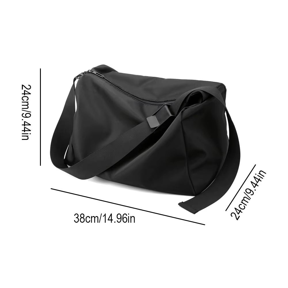 Waterproof Gym Bag Unisex Large Capacity Sport Fitness Yoga Shoulder Bag for Men Women Travel Storage Casual Nylon Crossbody