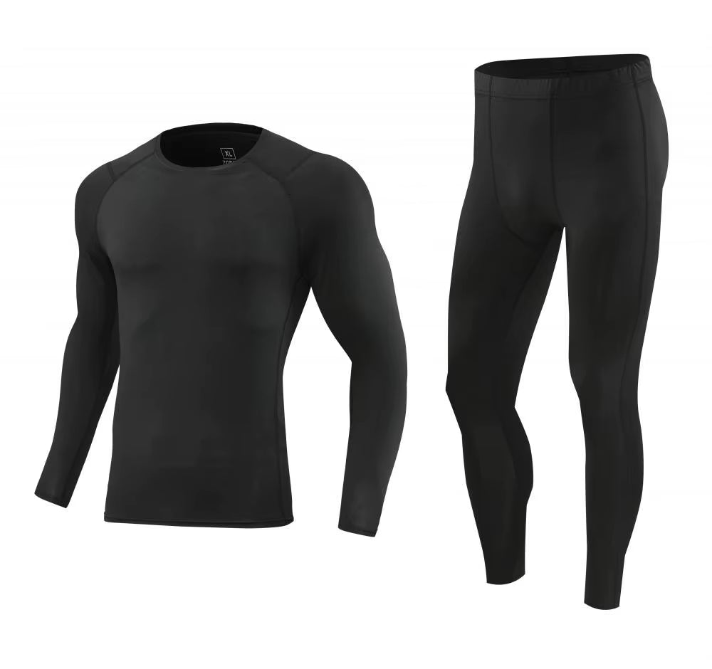 Men Bodybuilding Sportswear Clothes Fitness Suit Workout Pants Gym Muscle Elastic Compression Tights Skinny Running Tracksuit