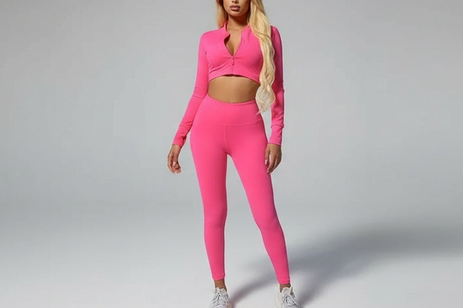 Gym Set Women Tracksuit Clearance Sale Yoga Suit for Fitness 2025 Sport Outfit for Woman Sportswear Pilates Clothes Khaki XL L