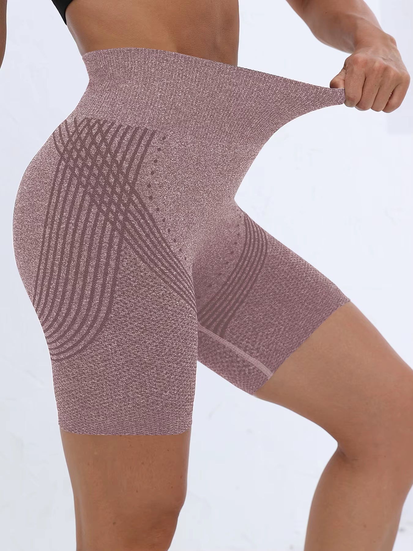 Nuevos Pantalones Cortos Deportivos Para Mujer, Pantalones Cortos Deportivos Sin Costuras Para Yoga, Pantalones Cortos De Cintura Alta
