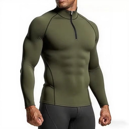 Men Sportswear Fitness Shirts Slim Long Sleeve Gym T-Shirt Running Top Tee Tights Training Compression Clothes Sport T Shirt Men