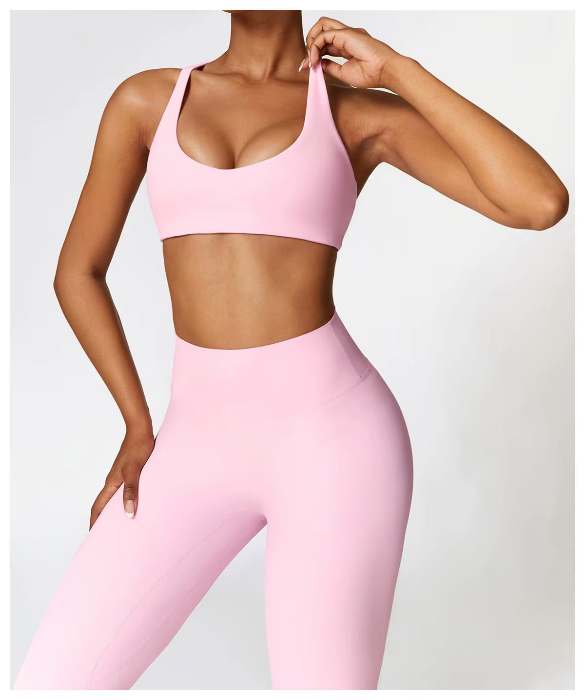 Workout Sets for Women Halter Top Yoga Suit Fitness Women Activewear Sports Run Yoga Leggings Set 2023 Gym Fitness Sets
