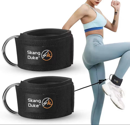 1/2PCS Padded Ankle Straps Ankle Straps for Cable Machines D-Ring Comfortable Gym Pulley Anklet Fitness Anklet for Gym Pulley