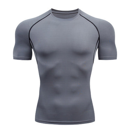Solid Color Quick-Drying Bottoming Short Sleeve