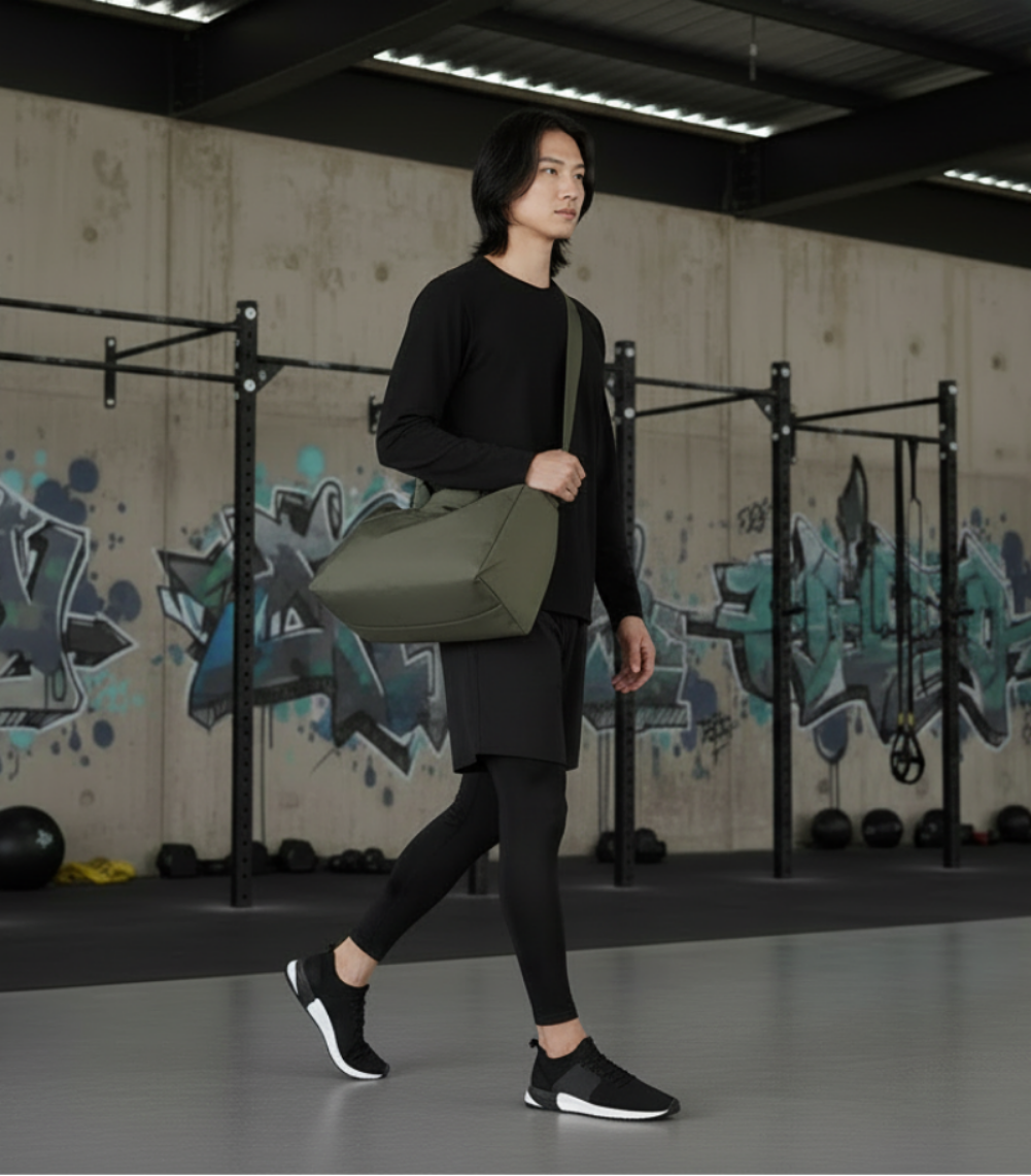 Bolsa de gimnasio impermeable unisex