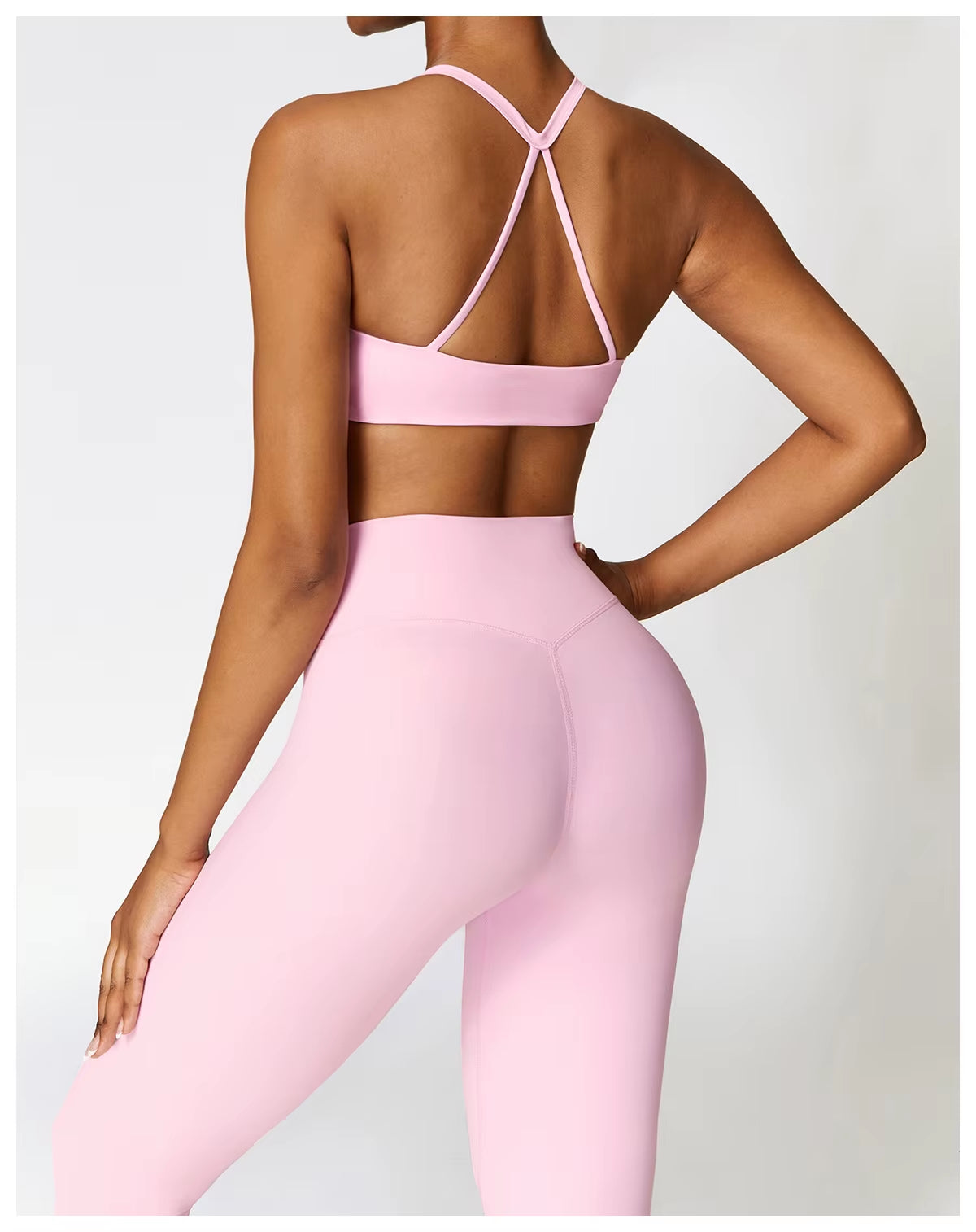 Workout Sets for Women Halter Top Yoga Suit Fitness Women Activewear Sports Run Yoga Leggings Set 2023 Gym Fitness Sets