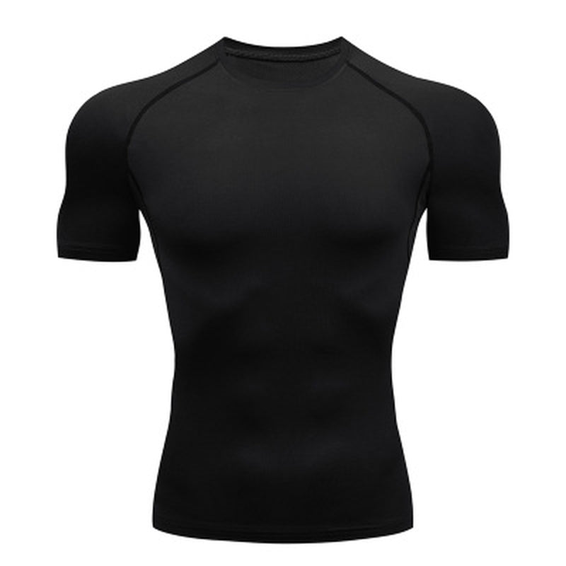 Solid Color Quick-Drying Bottoming Short Sleeve