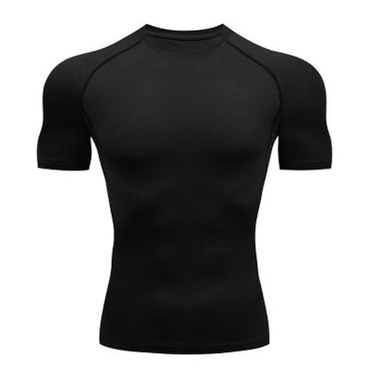 Solid Color Quick-Drying Bottoming Short Sleeve