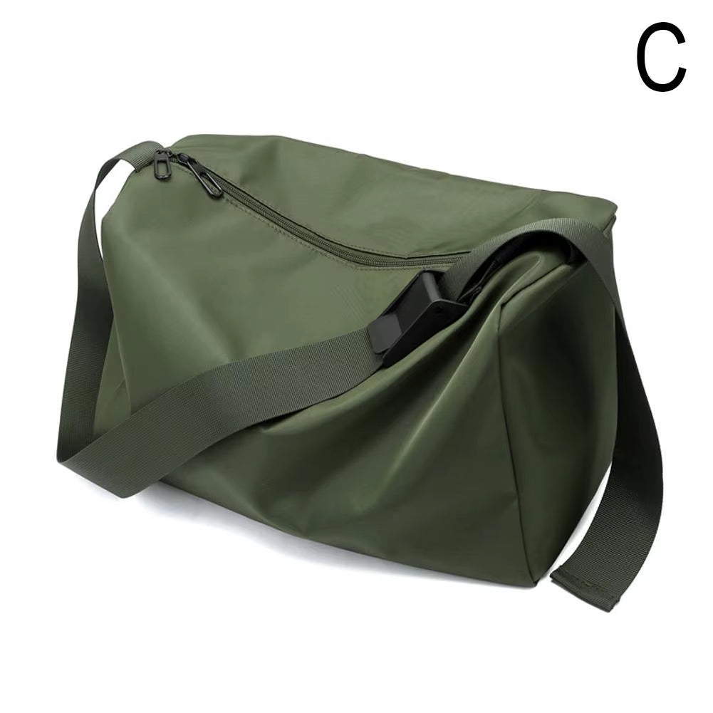 Waterproof Gym Bag Unisex Large Capacity Sport Fitness Yoga Shoulder Bag for Men Women Travel Storage Casual Nylon Crossbody