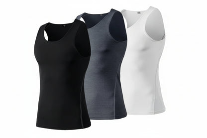 Camiseta Sin Mangas Deportiva De Verano Para Hombre, Top Deportivo De Compresión De Secado Rápido, Chaleco Para Correr, Chaleco Deportivo Para Gimnasio, Camiseta Deportiva Sin Mangas