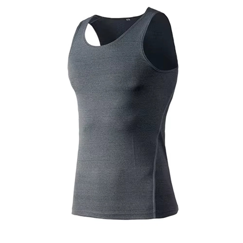 Camiseta Sin Mangas Deportiva De Verano Para Hombre, Top Deportivo De Compresión De Secado Rápido, Chaleco Para Correr, Chaleco Deportivo Para Gimnasio, Camiseta Deportiva Sin Mangas